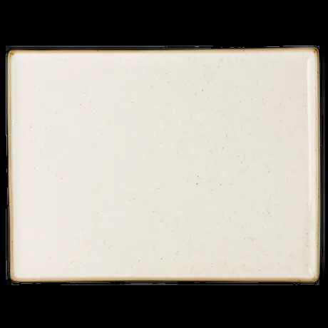 OATMEAL RECTANGULAR PLATTER 27X20CM/10.75X8.25"" PK 6