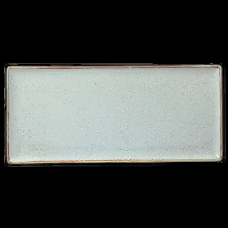 STONE RECTANGULAR PLATTER 35X15.5CM/13.75""X6"" PK 6
