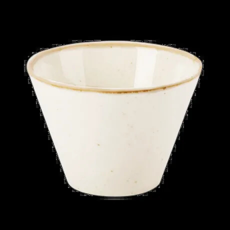 OATMEAL CONIC BOWL 9CM/3.5"" 20CL/7OZ PK 6