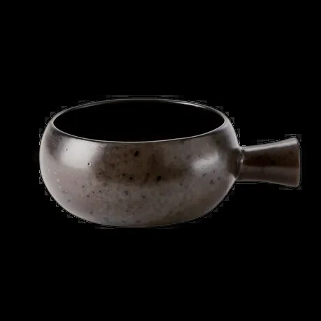 IRONSTONE HANDLED BOWL 16 CM PK 6