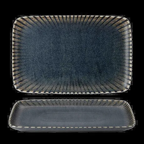 FLINT RECTANGULAR PLATTER 27 X 20CM 10 1/2"" X 7 3/4 PK 6