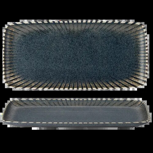 FLINT RECT PLATTER 34 X 16CM PK 6