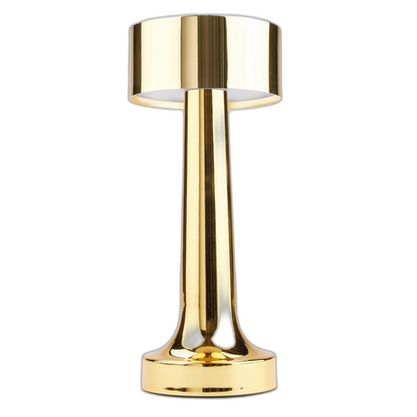 GEO' BRASSY TABLE LAMP 21CM/8"" PK 1