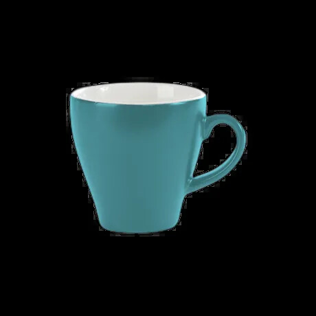 COFFEE/TEA CUP 25CL/9OZ TEAL PK 6