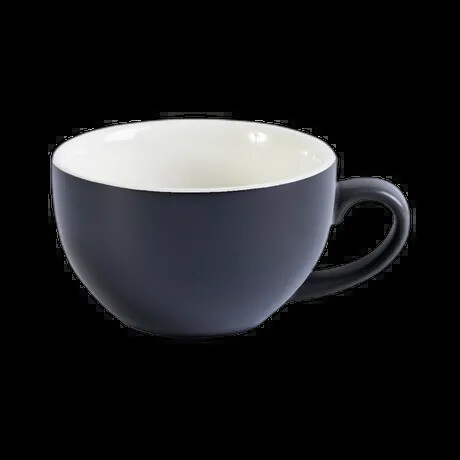 LARGE CAPPUCCINO CUP 28CL / 9 3/4 OZ NERO PK 6