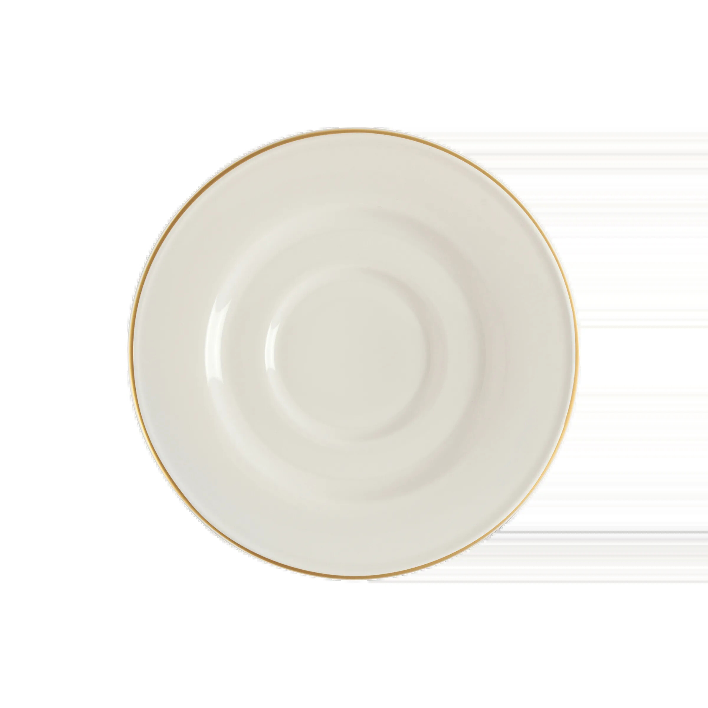 ACADEMY EVENT GOLD BAND SAUCER TO FIT STACKING CUP (A322107) PK 6