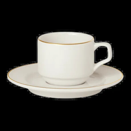 ACADEMY EVENT GOLD BAND ESPRESSO CUP 90ML PK 6