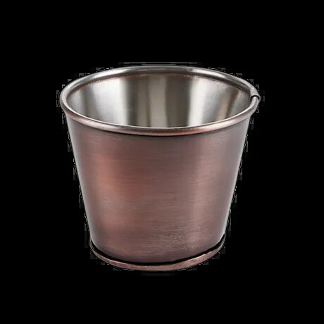 SIDES BUCKET ANTIQUE COPPER 11CM PK 6