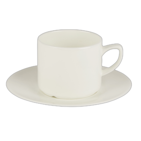 STACKING TEA CUP 20CL/7OZ PK 6