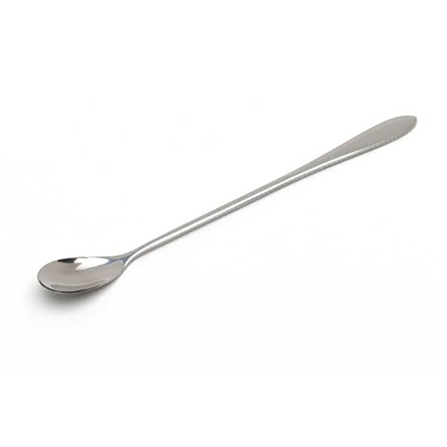 Genware 18/0 Stainless Steel Polished Latte Spoon 7 Inch PK 12