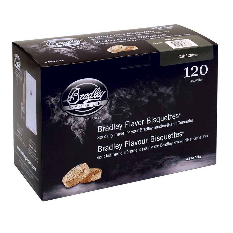 Bradley Bisquettes - Oak - pack of 120 PK 1