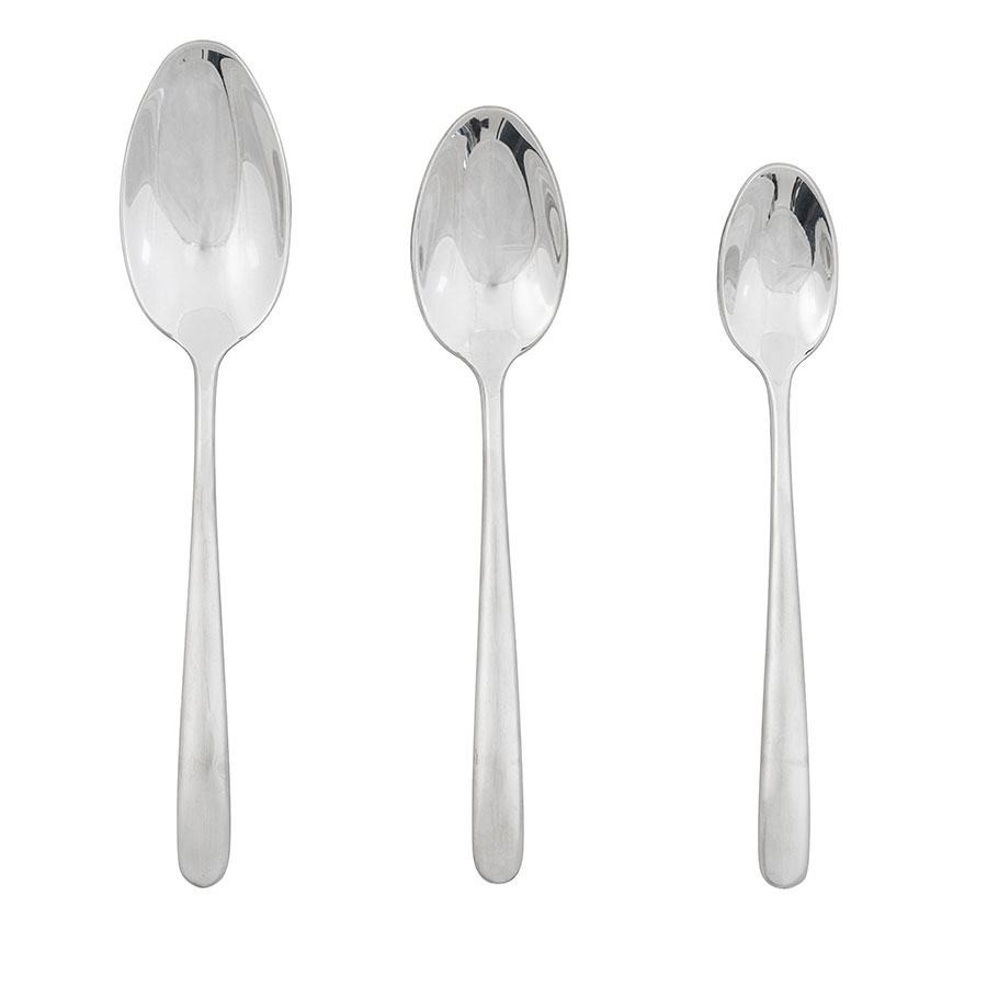 SIGNATURE STYLE ROCHER SPOON SET 3 SIZES 18/10 STAINLESS STEEL