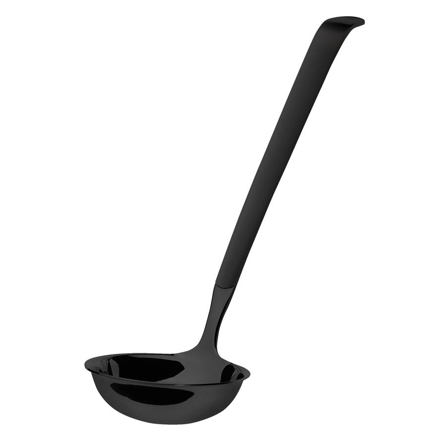 Amefa Buffet 18/10 Stainless Steel Black Soup Ladle 31cm PK 6