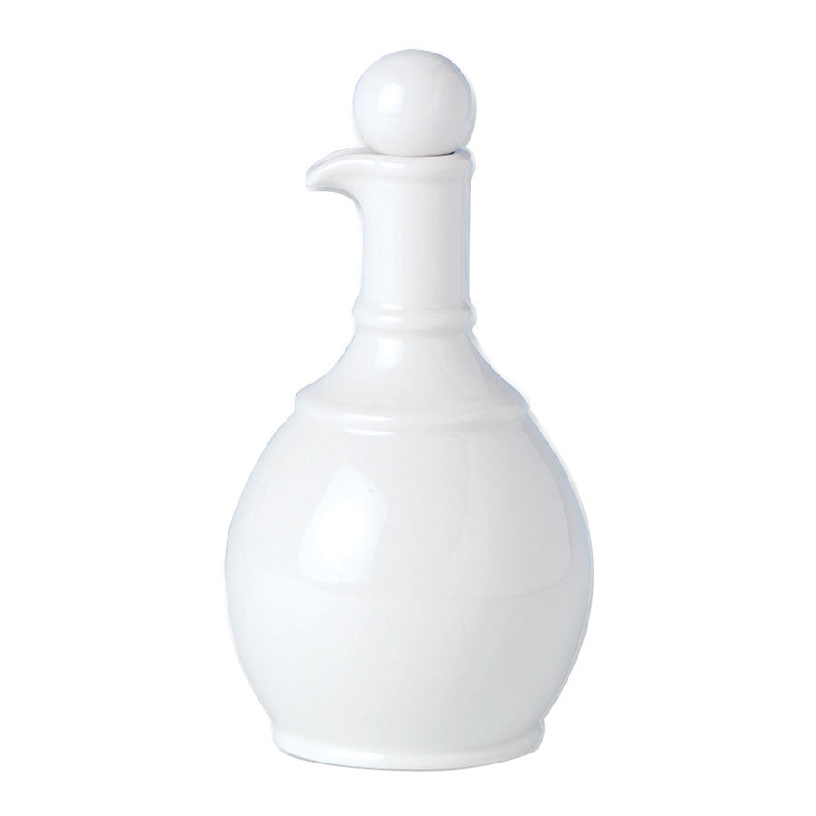 Steelite Simplicity Vitrified Porcelain White Oil & Vinegar Replacement Lid PK 1