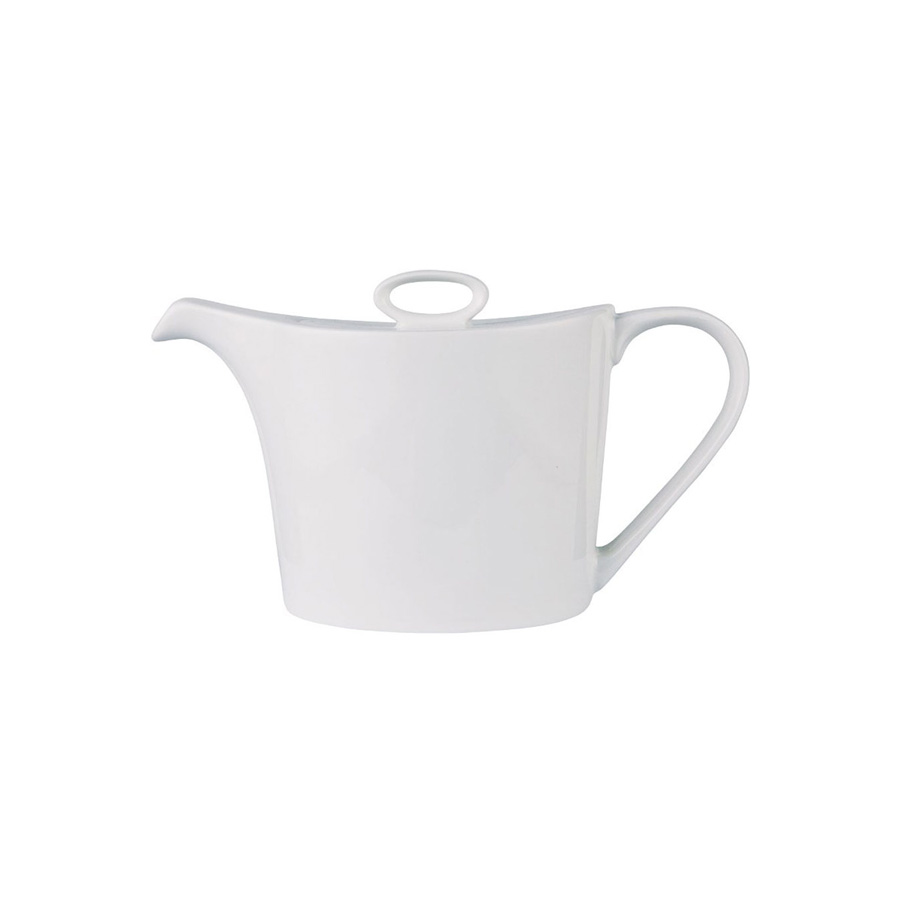 Churchill Ambience Alchemy Fine China White Oval Teapot 71cl PK 1