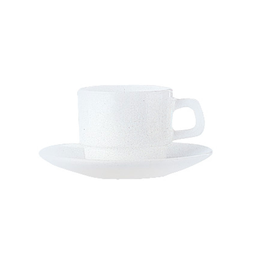 Arcoroc Restaurant Opal White Round Saucer 14cm PK 1