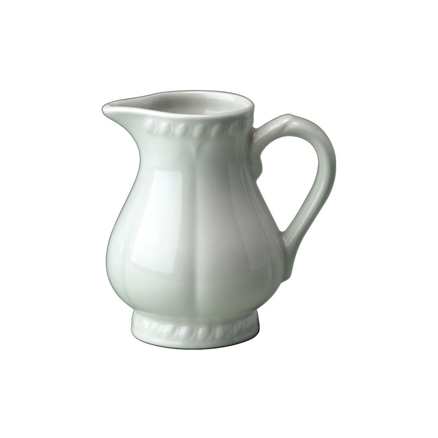 Churchill Buckingham Vitrified Porcelain White Jug 14cl PK 1