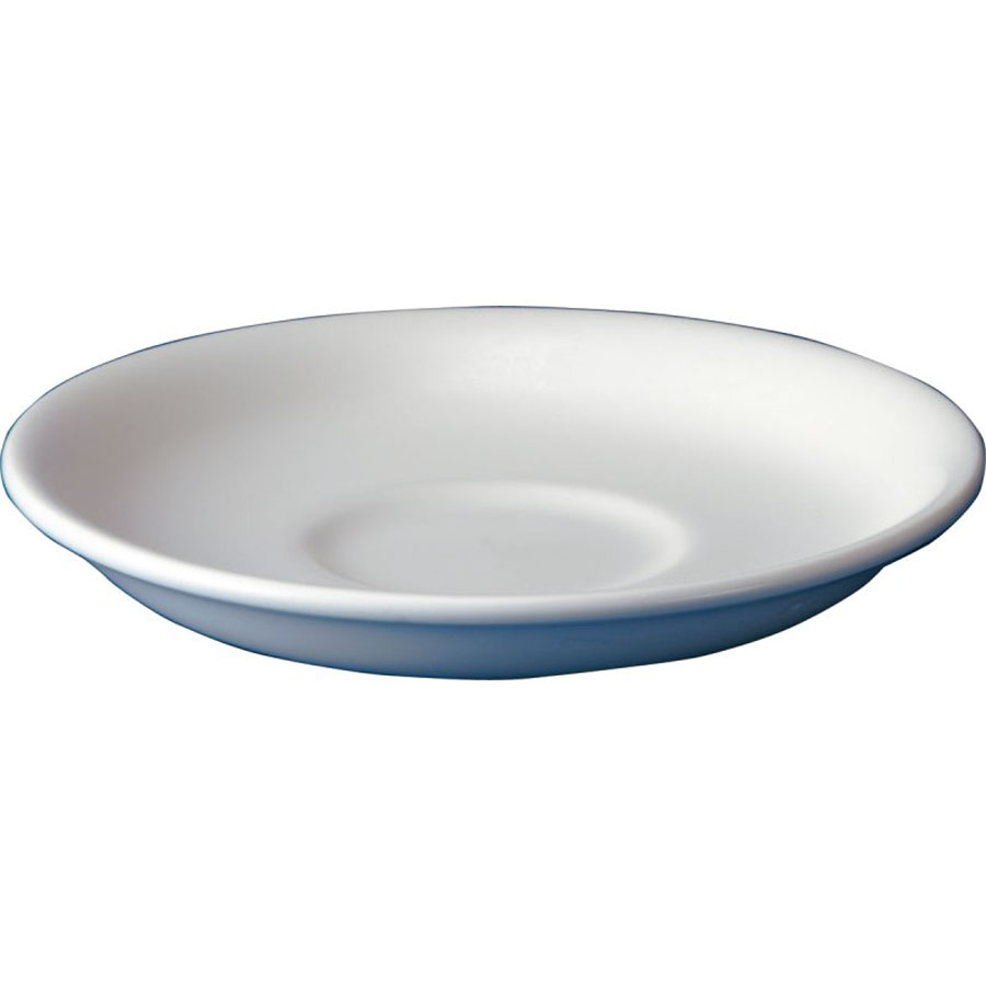 Churchill White Holloware Vitrified Porcelain White Round Nova Tea Saucer 14cm PK 1