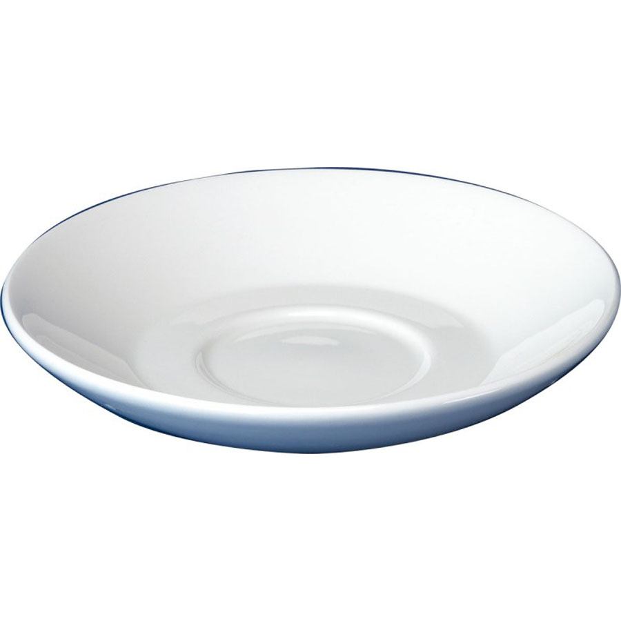 Churchill Beverage Collection Vitrified Porcelain White Round Saucer 14.2cm PK 1