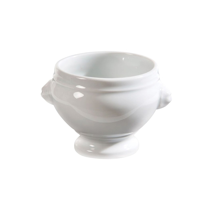 Revol French Classics Porcelain White Round Lions Head Soup Bowl 10.4x8cm 25cl PK 1