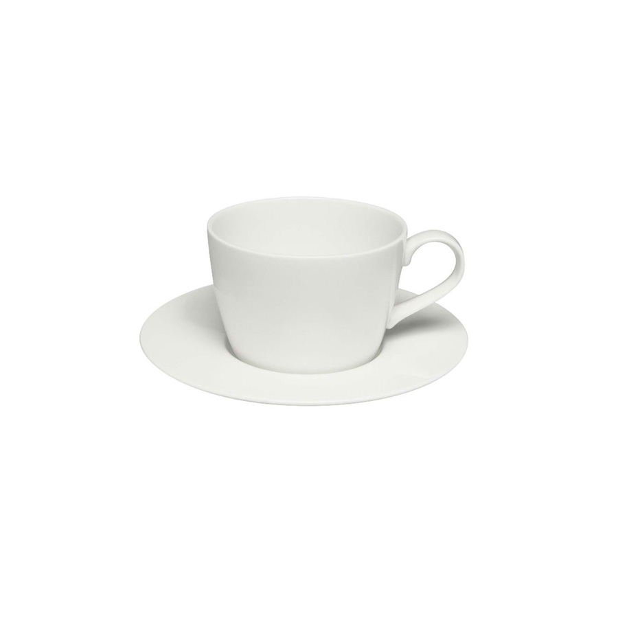 Elia Orientix Bone China White Round Teacup Saucer 15cm For B2335 PK 1