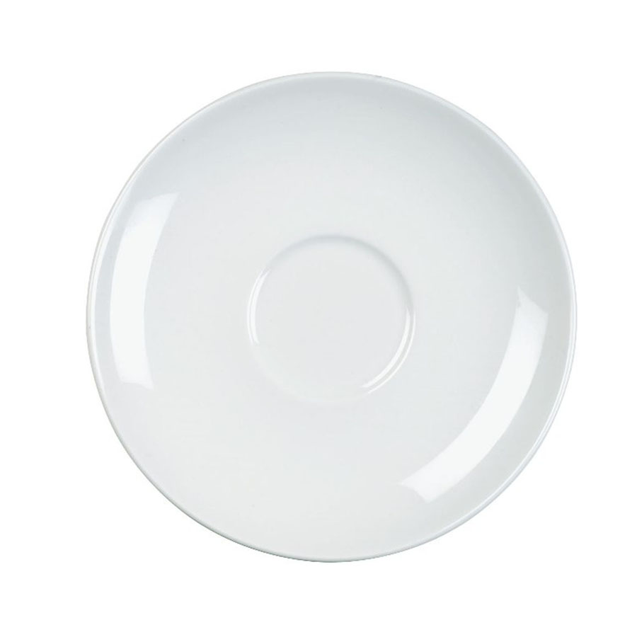 Churchill Alchemy White Fine China Round Tea Saucer 6 Inch PK 1