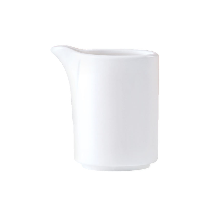 Steelite Monaco Vitrified Porcelain White Vogue Jug 8cl PK 1