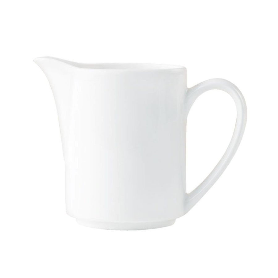 Steelite Monaco Vitrified Porcelain White Vogue Jug 14.25cl PK 1
