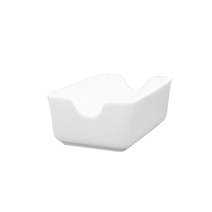 Churchill Alchemy White Fine China Rectangular Sugar Sachet Holder 11.3cm PK 1