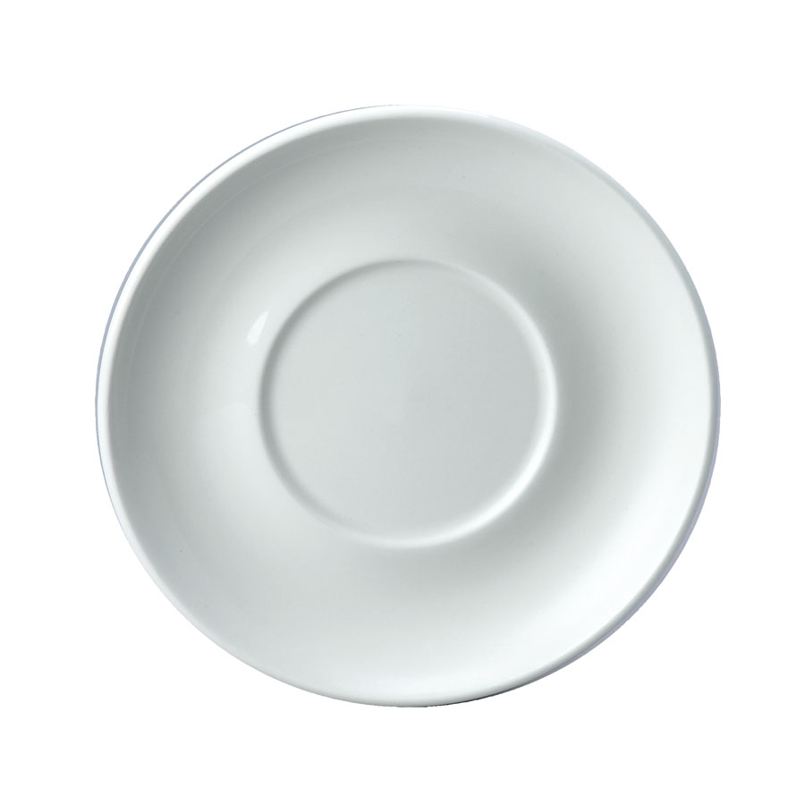 Churchill Compact Vitrified Porcelain White Round Saucer 15.25cm For B8513 & B8305 PK 1