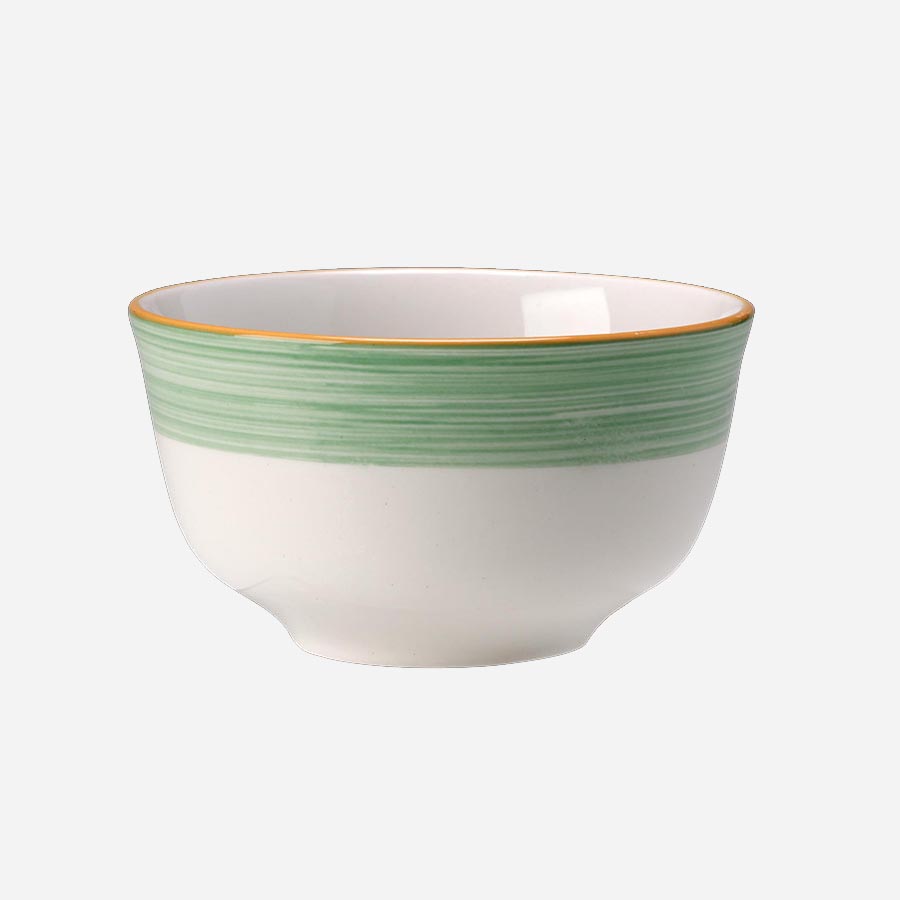 Steelite Rio Vitrified Porcelain Round Green Sugar Bowl 22.75cl PK 1