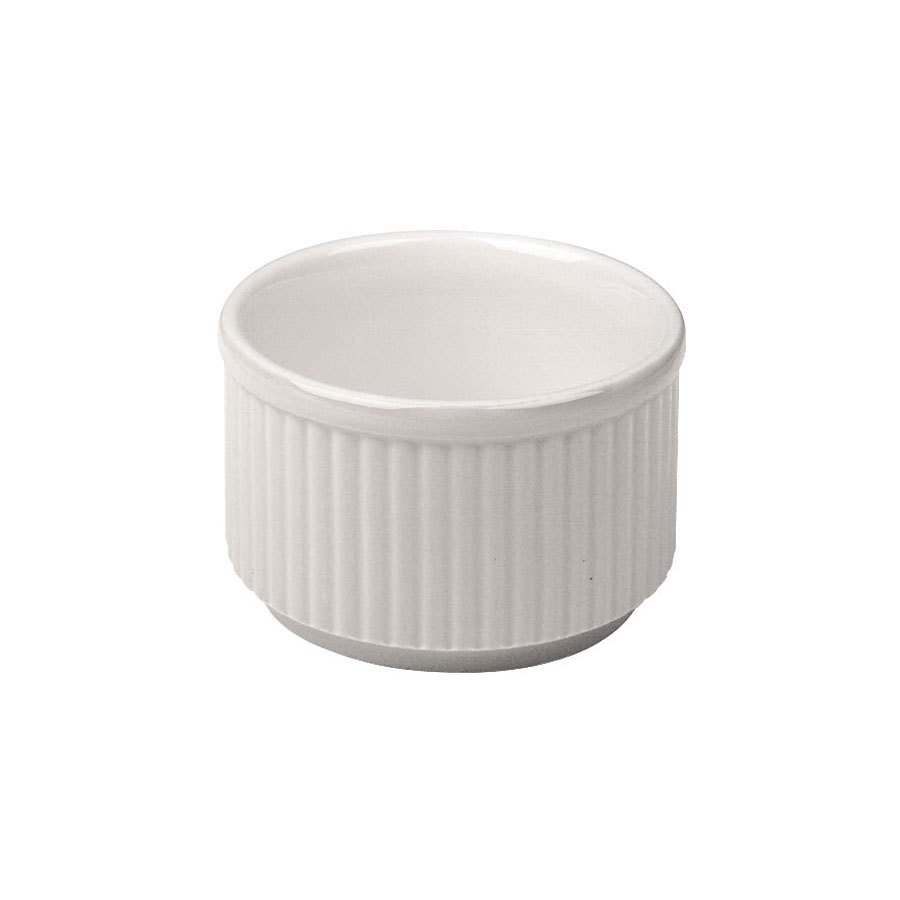 Steelite Simplicity Cookware Vitrified Porcelain White Round Ramekin 11.5cl PK 1