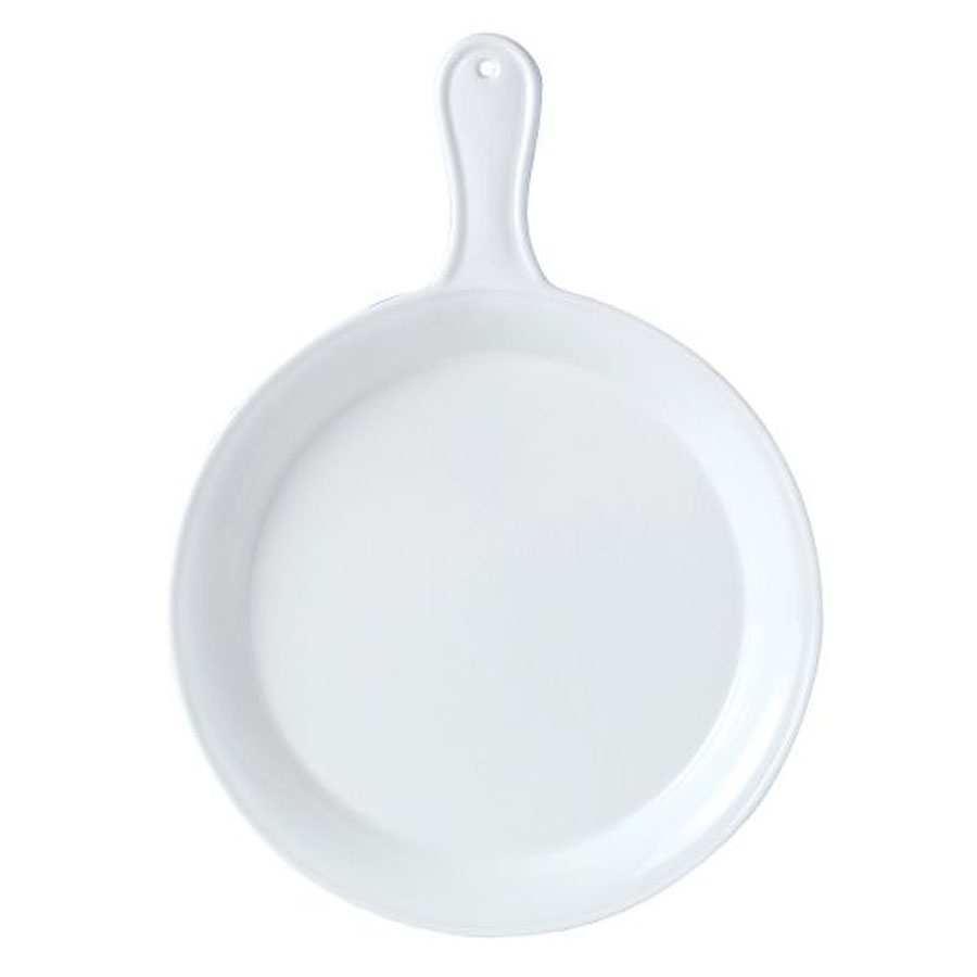 Steelite Simplicity Cookware Vitrified Porcelain White Round Presentation Pan 96cl PK 1