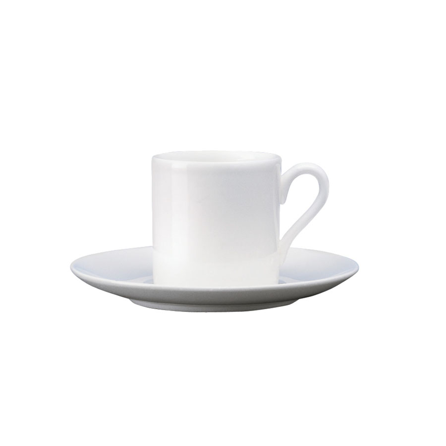 Wedgwood Connaught Bone China White Round Coffee Saucer 12cm For B9433 PK 1
