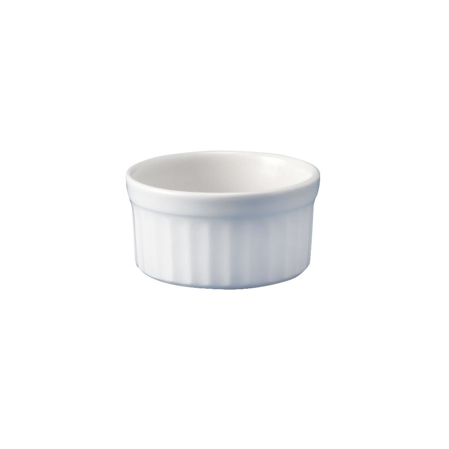 Churchill Cookware Vitrified Porcelain White Round Stackable Ramekin 7cm 9cl 3.2oz PK 1