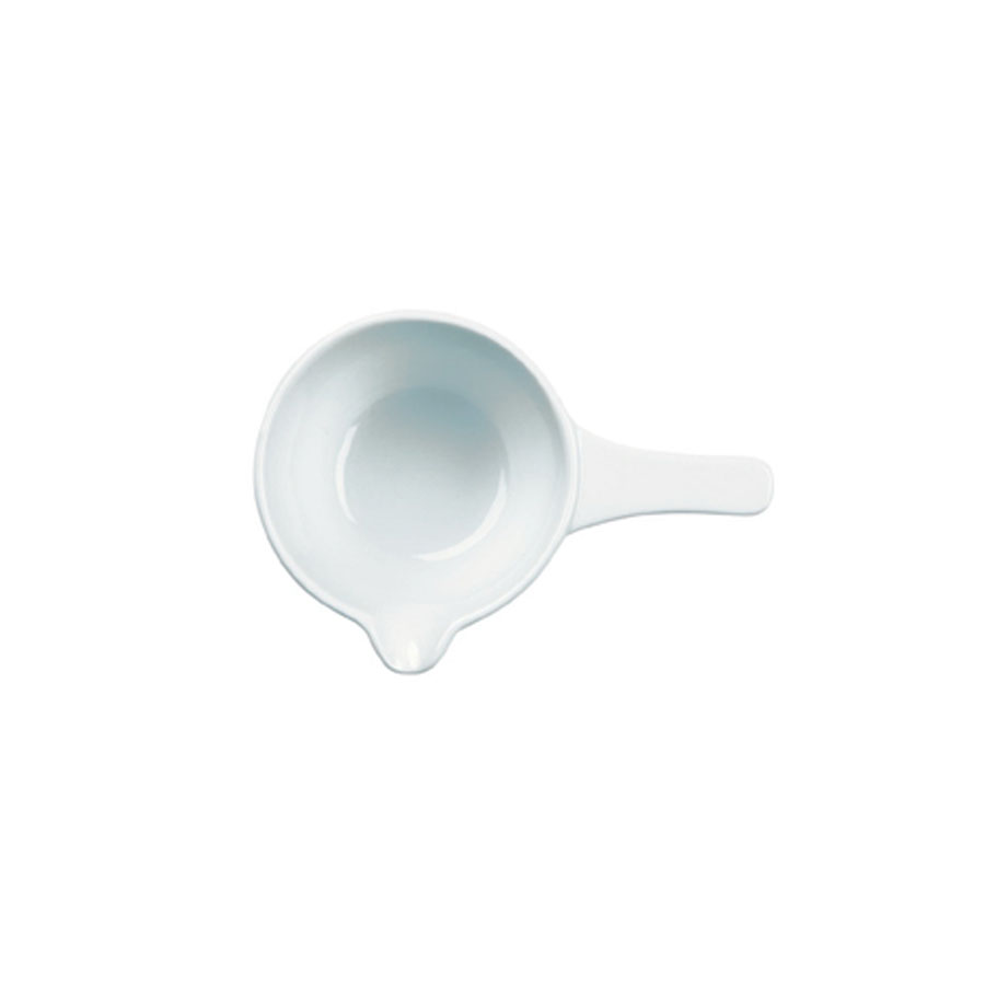Churchill Art De Cuisine Porcelain White Menu Miniature Sauce Pan 8x4.5cm 11cl 3.9oz PK 1