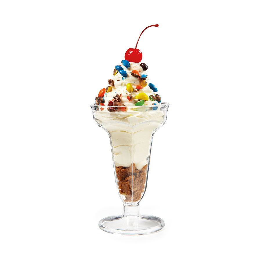G.E.T SUNDAE DISH / ICE CREAM CUP PLASTIC 5OZ 18CL PK 24