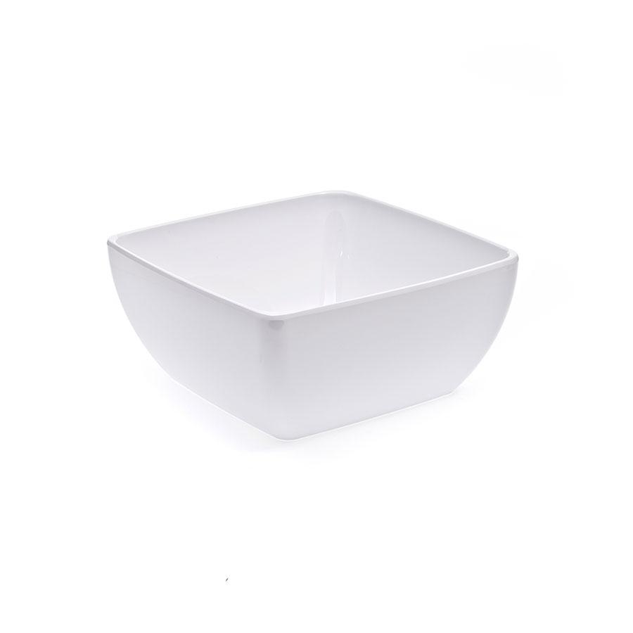 PRIMEWARE QUALITY MELAMINE 25CM SQUARE BOWL PK 1