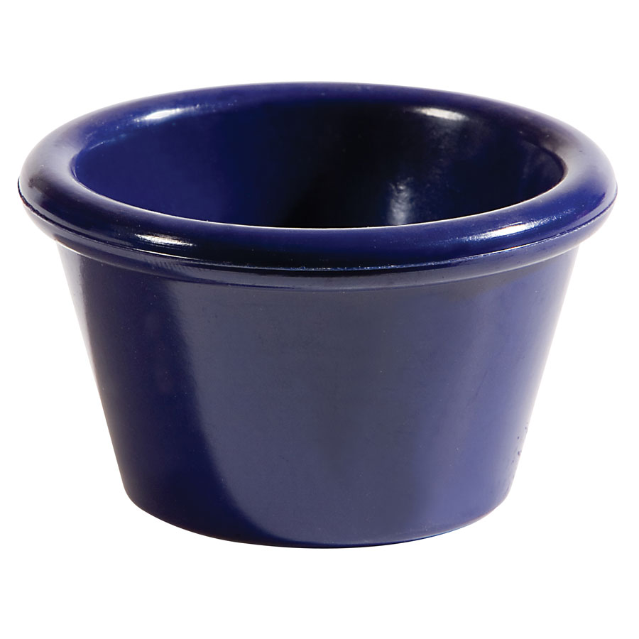 Carlisle Cobalt Blue Round Melamine Ramekin 6cl 2oz PK 1