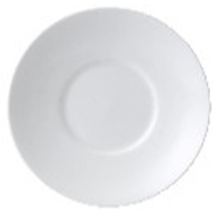 Wedgwood Connaught Bone China White Saucer 12.2cm PK 1