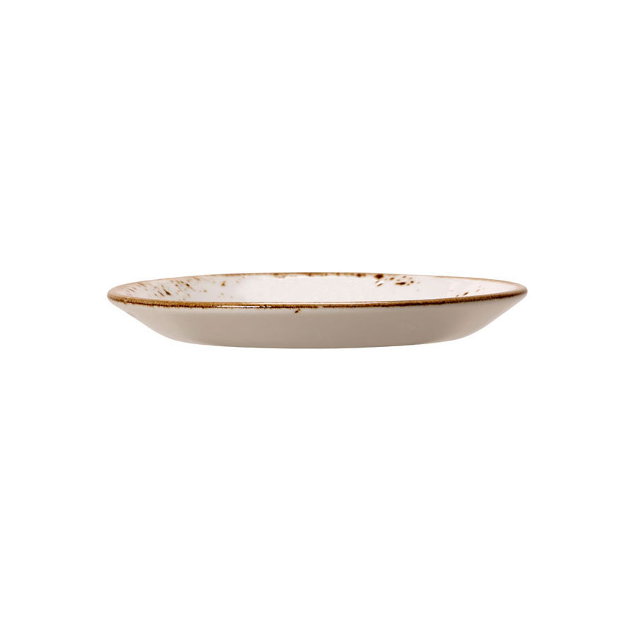 Steelite Craft Vitrified Porcelain White Round Double Well Saucer 14.5cm PK 1