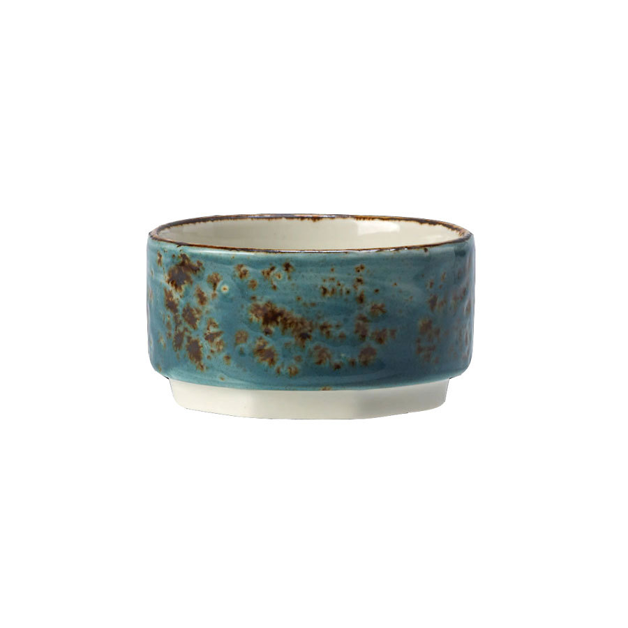 Steelite Craft Vitrified Porcelain Blue Round Tasters Dipper 6.5cm PK 1