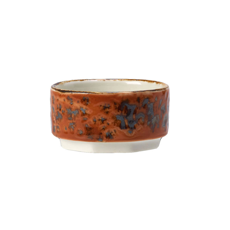 Steelite Craft Vitrified Porcelain Terracotta Round Tasters Dipper 6.5cm PK 1