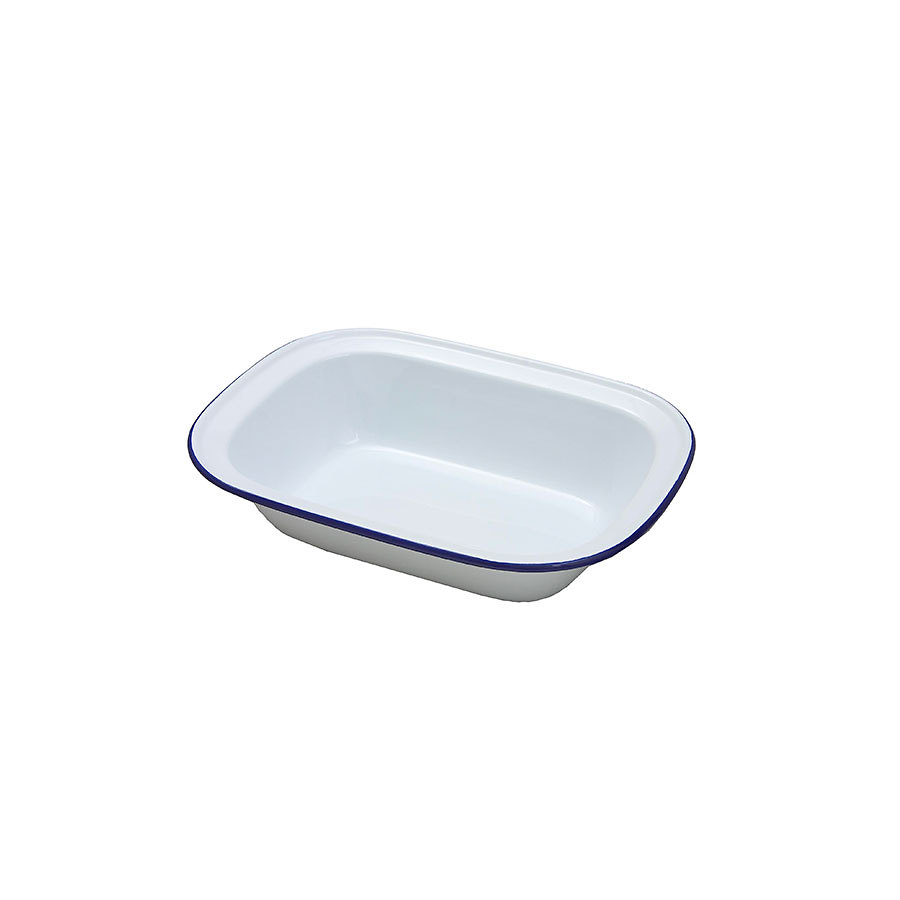 FALCON HOUSEWARES ENAMEL OBLONG PIE DISH 16CM PK 1