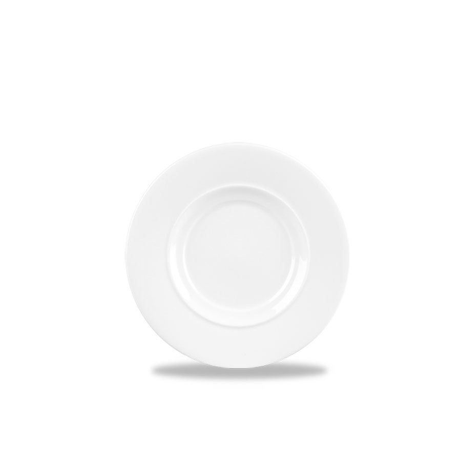 Churchill Ambience Alchemy Fine China White Round Saucer 13.5cm For BF707 PK 1