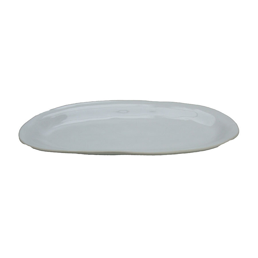 Grayshott Soho Vitrified Stoneware White Long Oval Platter 44x21cm PK 1