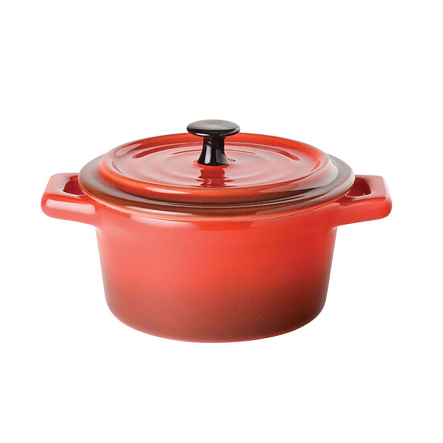 UTOPIA FLAME GOURMANDE CASSEROLE DISH 4IN PK 6