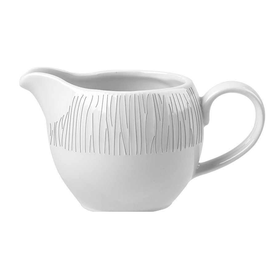 Churchill Bamboo Vitrified Porcelain White Jug 8oz 23cl PK 1