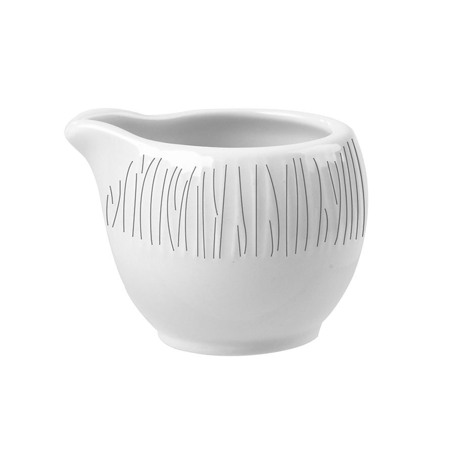 Churchill Bamboo Vitrified Porcelain White Jug 2oz 6cl PK 1