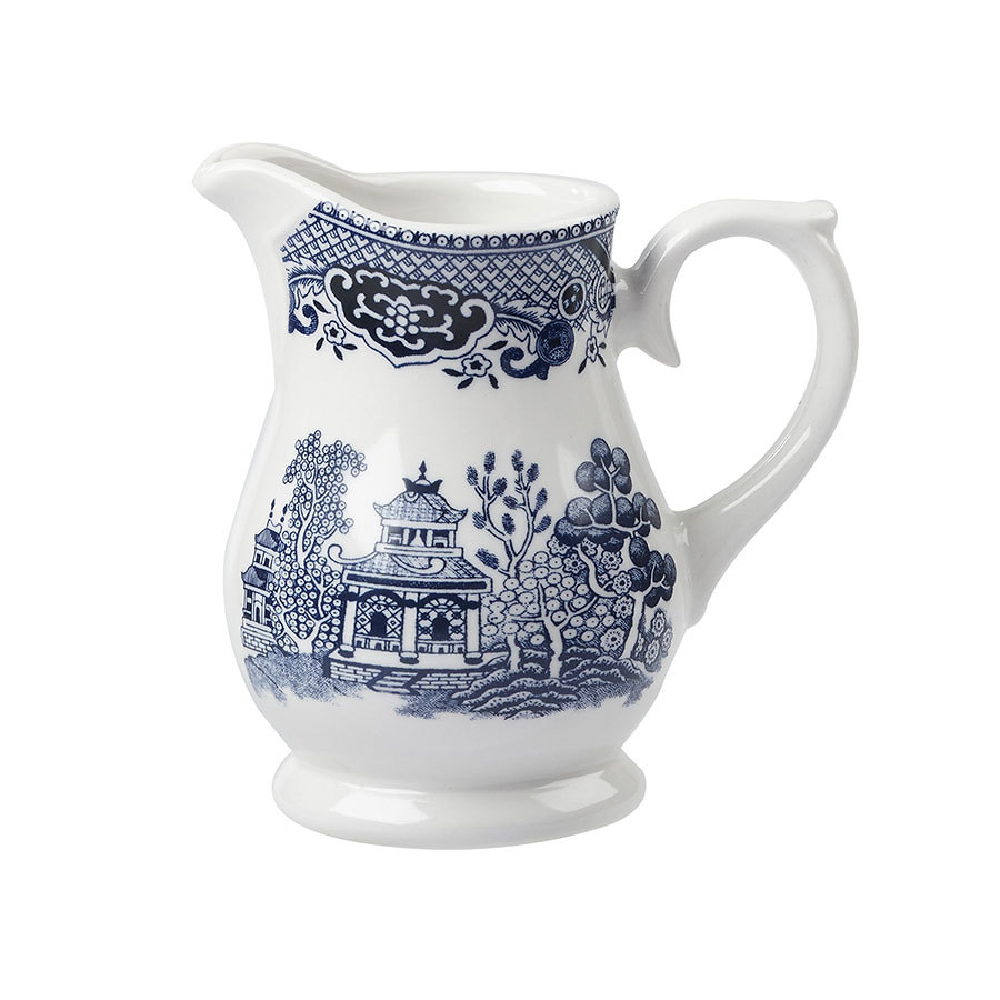 Churchill Vintage Prints Vitrified Porcelain Blue Willow Sandringham Jug 14cl 4.9oz PK 1